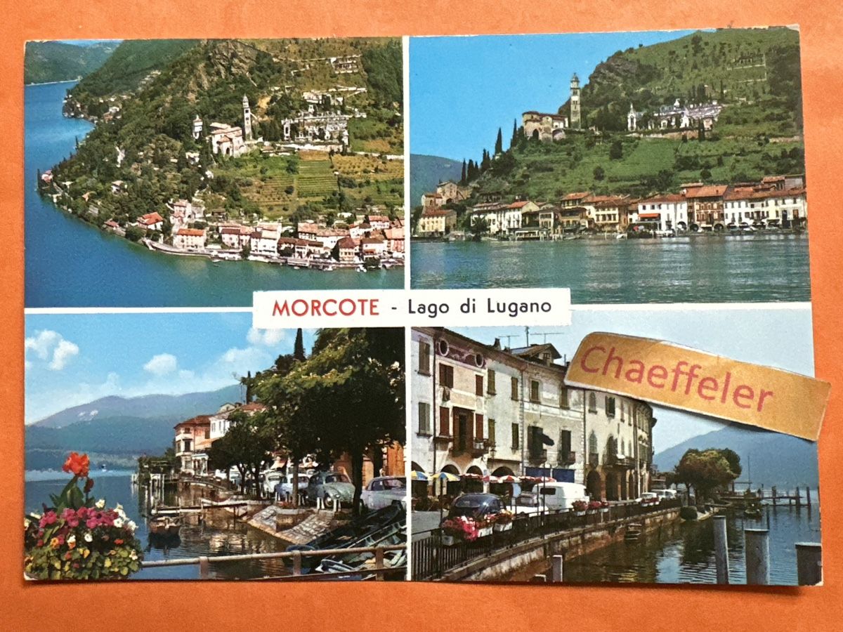 Cartes postales: 1978 Morcote - Lago di Lugano – D'occasion à Zürich par Chaeffeler
