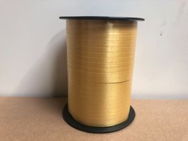 Geschenkband Poly-Band matt 10mm x 250m/Gold(Neu