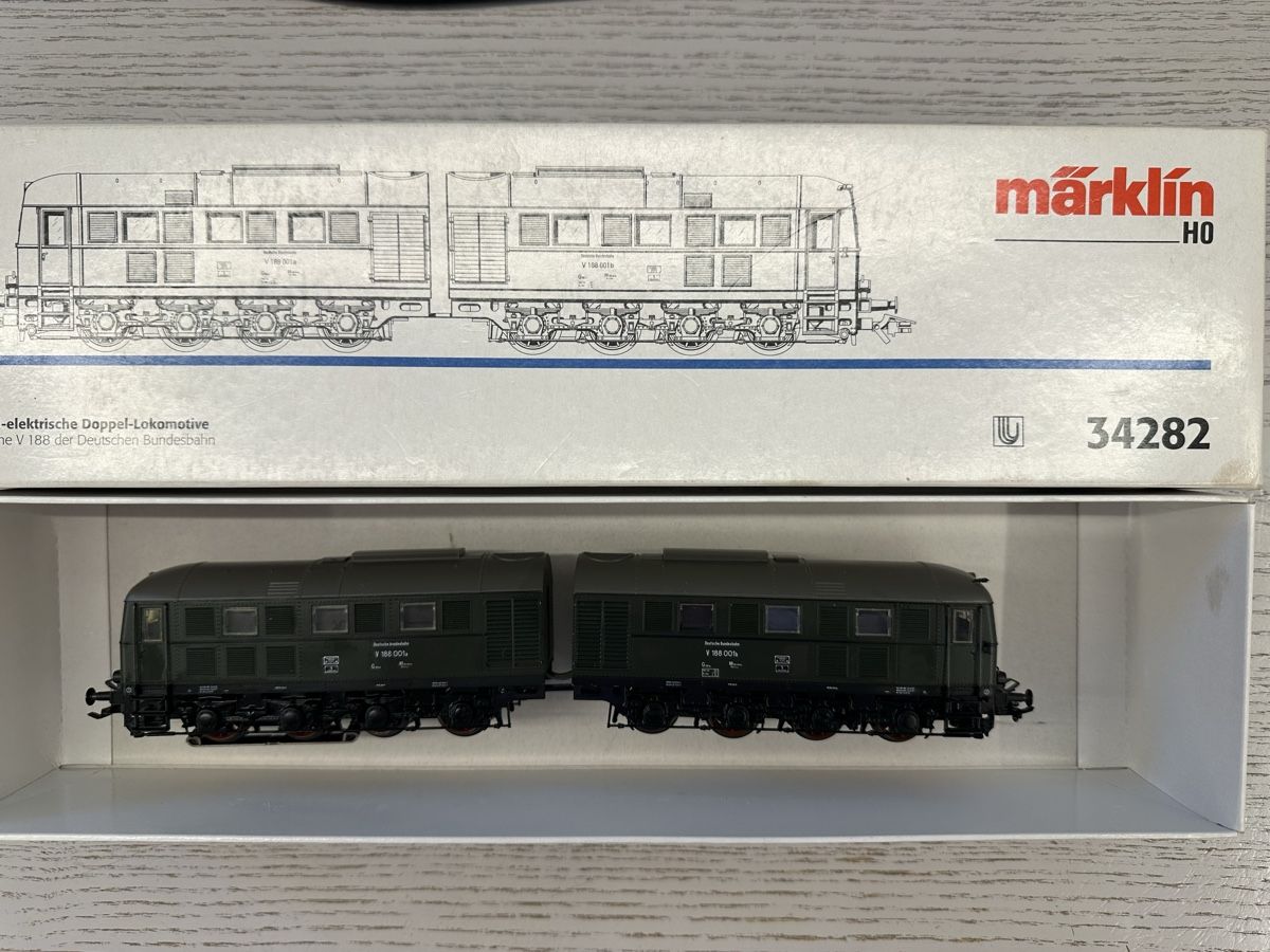 Märklin Modelleisenbahnen: Märklin 34282 DB BR V188 digital – Gebraucht aus Lupsingen von New-Haven 6