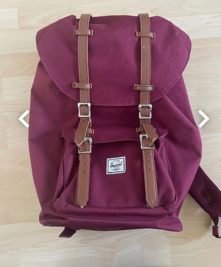 Herschel Rucksäcke: Herschel Rucksack bordeauxrot – Gebraucht aus st. gallen von Betty-tina