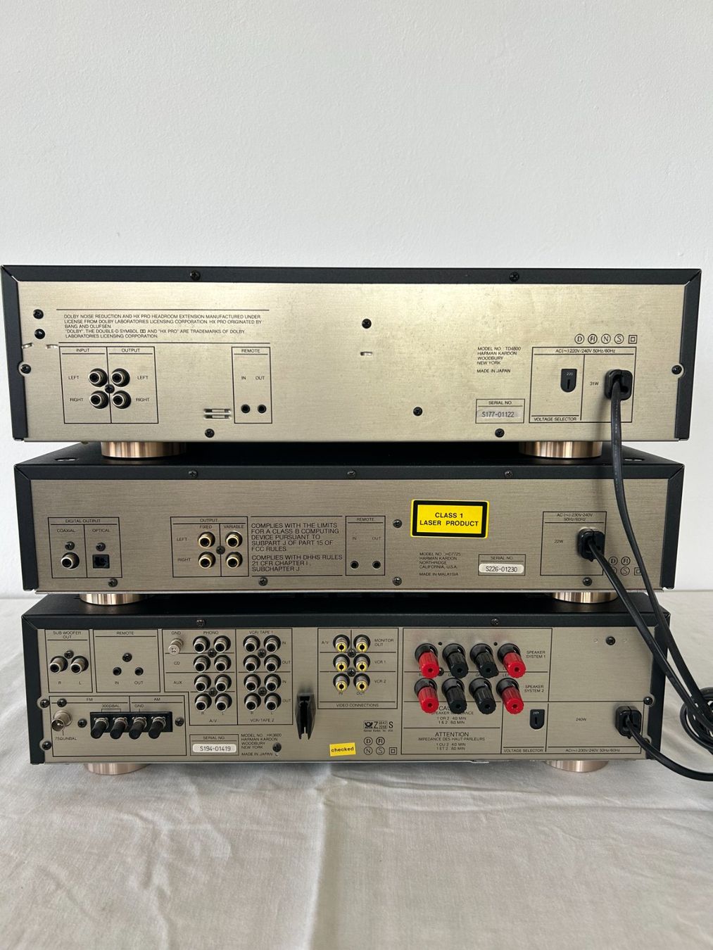 Harman-Kardon Sistemi audio & multimediali: Harman Kardon Receiver, CD & Tape deck – Usato da Dietikon venduto da mathemathis 5