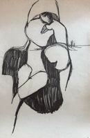 Original CH Nag Arnoldi Zeichnung 1978 (abstrahierte Figur)
