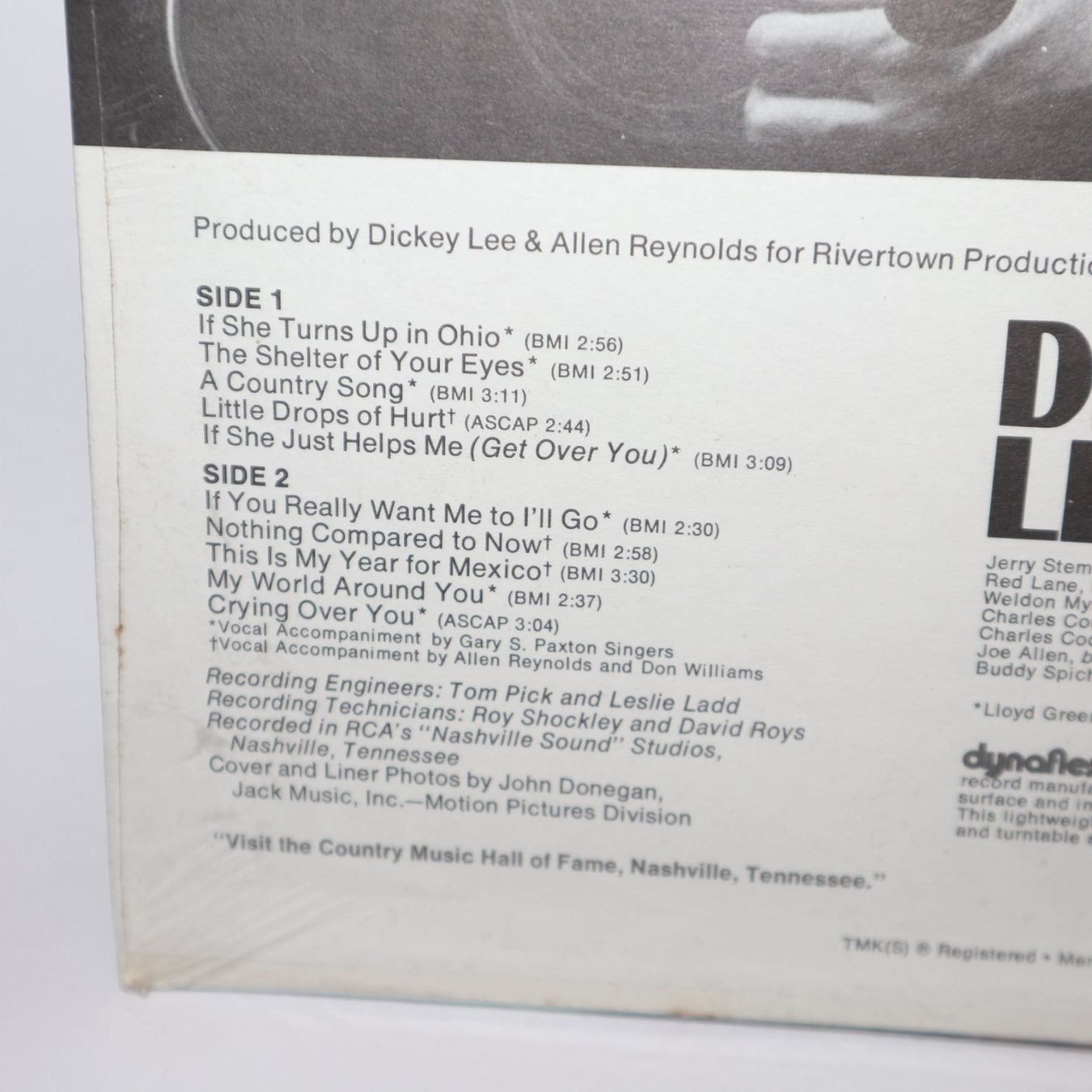 Vinyles: Dickey Lee Vinyl  LP Crying Over You   MINT Eingeschweisst – Neuf avec emballage d'origine à Eschenbach SG par Astalavista 2