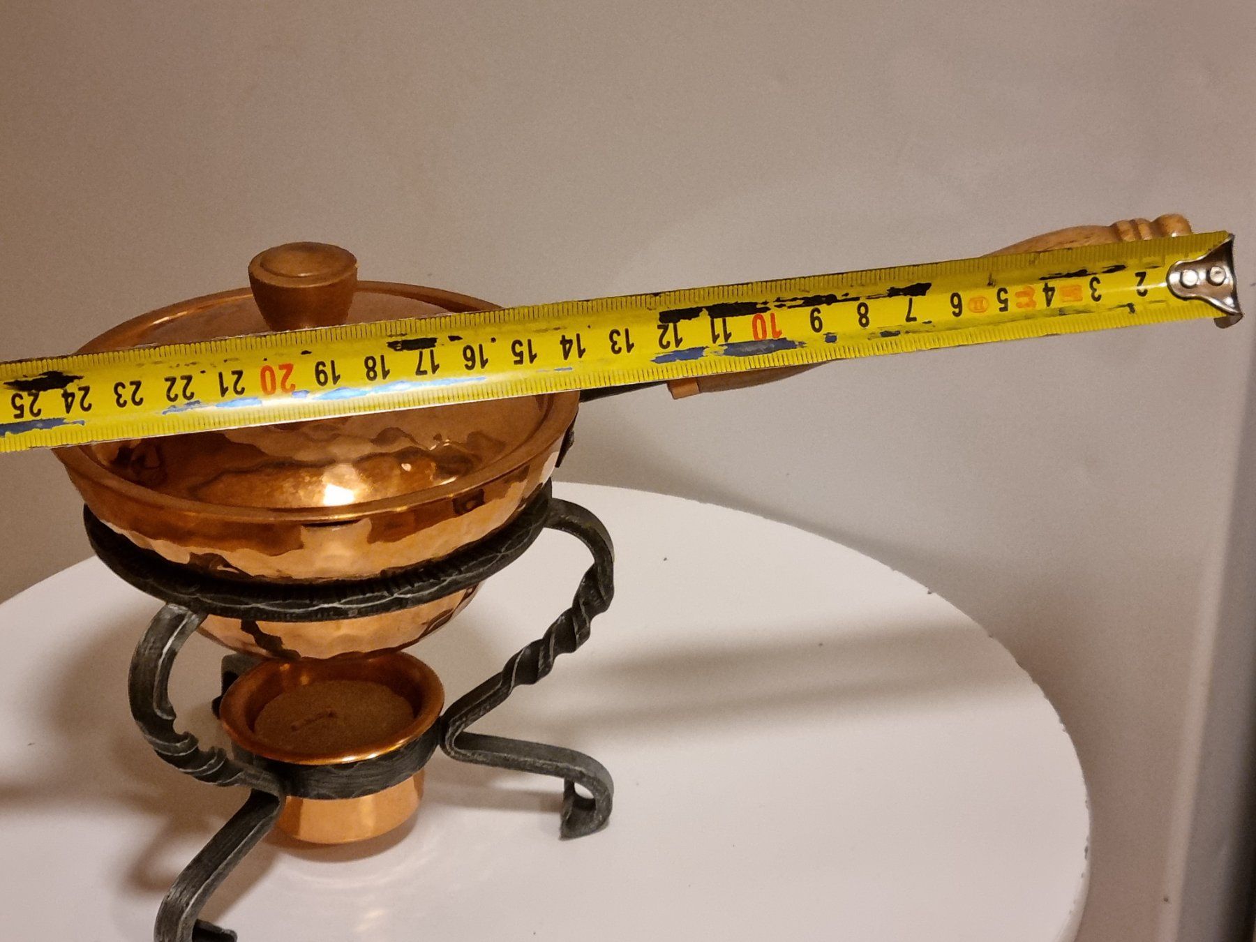 Elettrodomestici da cucina: Vintage Kupfer-Rechaud mit Pfännchen & Brenner – Usato da Scharnachtal venduto da devin03 5