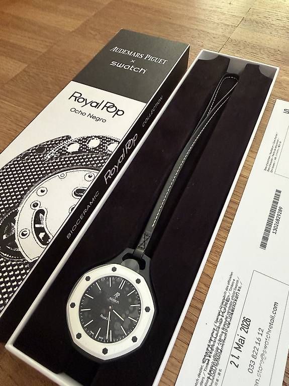 Orologi: Swatch X AP Royal Pop Ocho Negro – Usato da Bern venduto da seb_sx9p 1