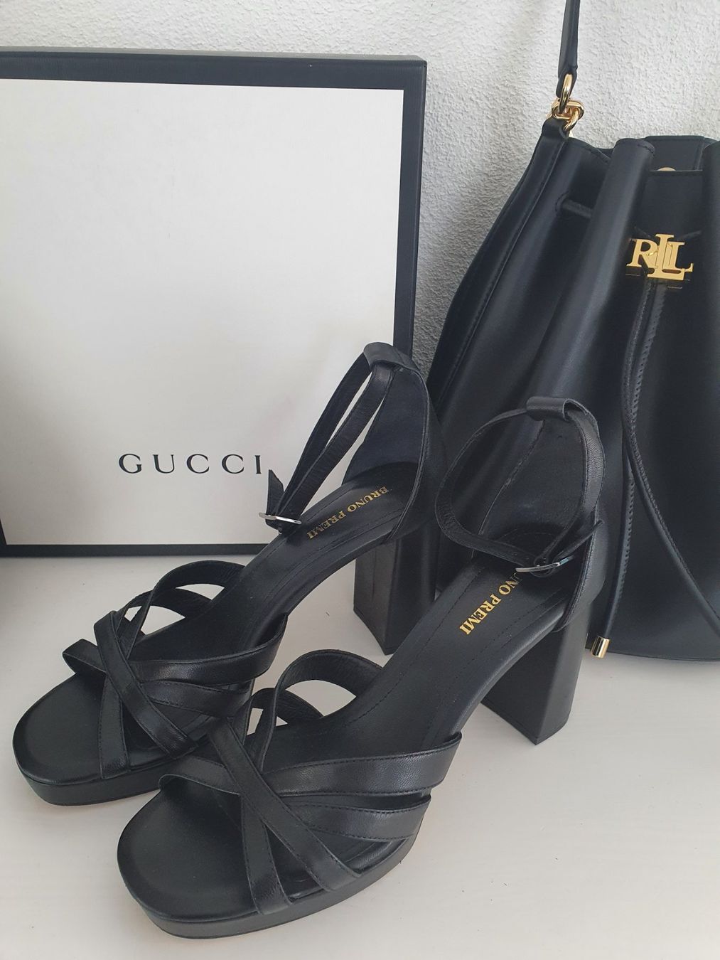 Chaussures femmes: Schuhe Bruno Premi, Leder, Größe 40, schwarz – Neuf avec emballage d'origine à Zuchwil par ger_ws6t