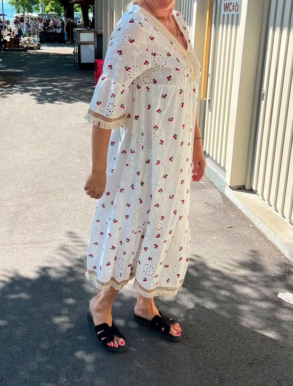 Vestiti: Sommerkleid mit Kirschenprint – Usato da zürich venduto da tobianne2003 1