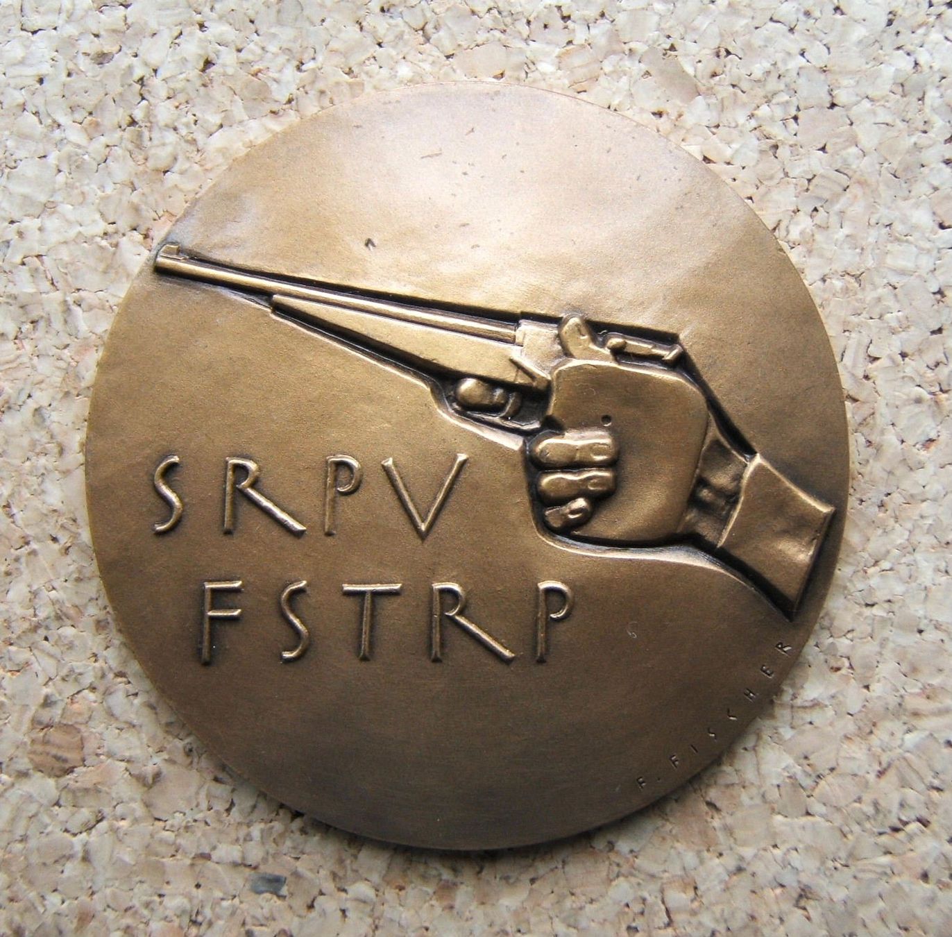 Medaillen: SCHÜTZENMEDAILLE S.R.P.V. – Gebraucht aus Brunnen von Nonne04