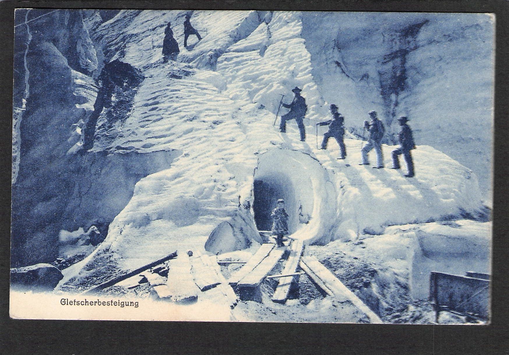 Cartoline postali: AK/BE Grindelwald ,Gletscherbesteigung – Usato da Reichenburg venduto da Pipo-67