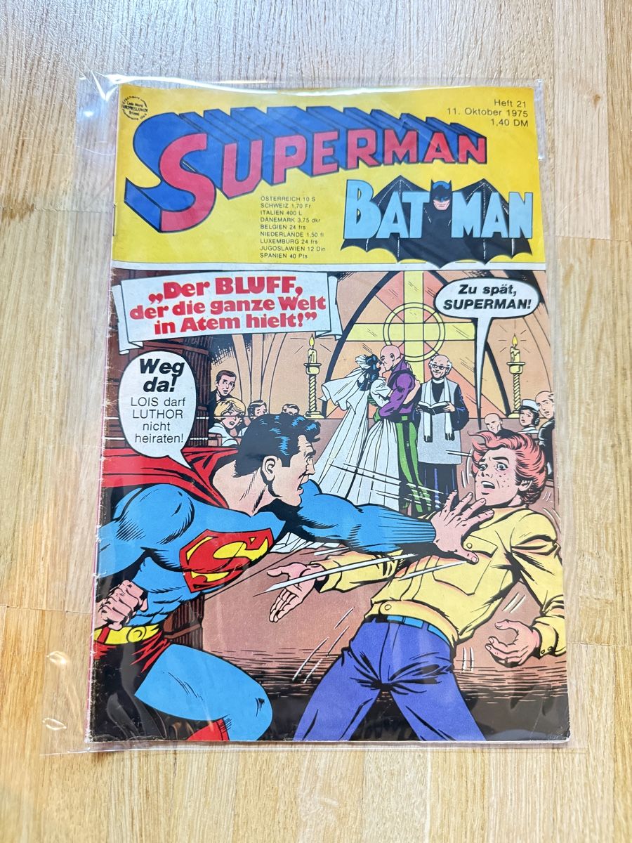 Fumetti: 🚨 • Superman / Batman Comic  – Usato da Allschwil venduto da Collector.Shop.Swizz