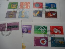 Set 1982, 9 Belege FDC