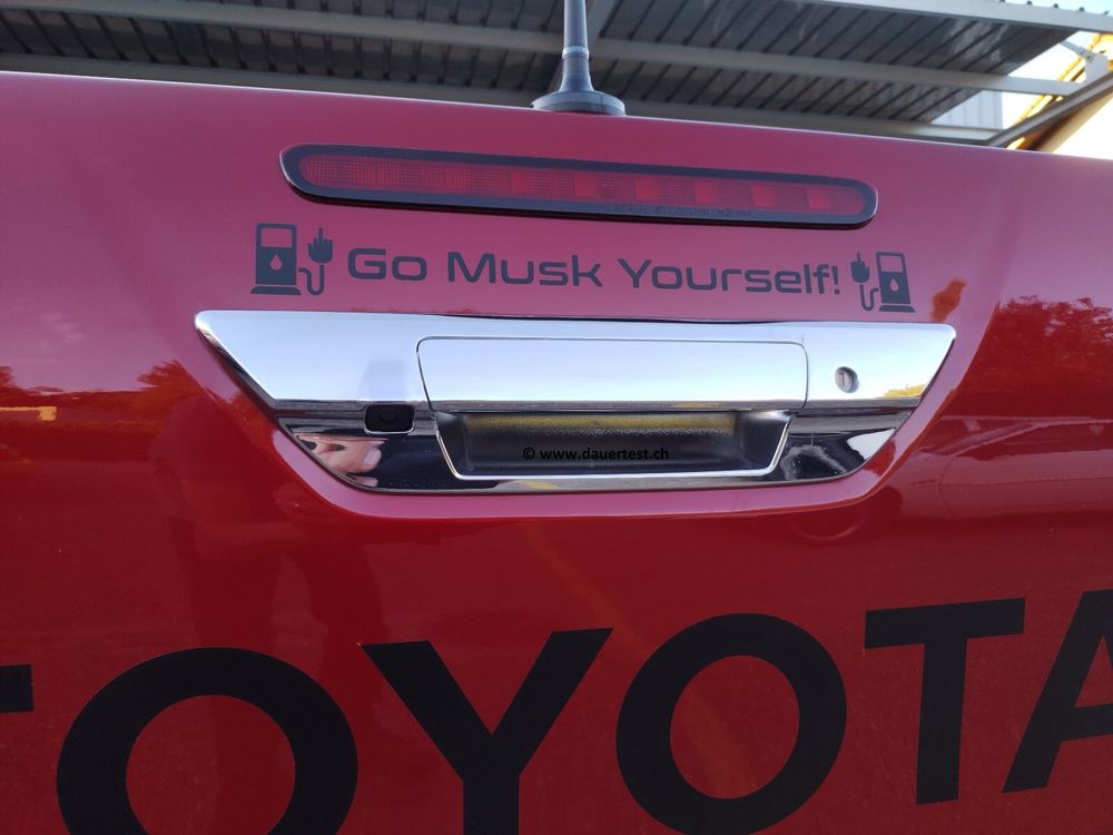 Aufkleber Go Musk Yourself Anti Tesla und E-Auto Sticker