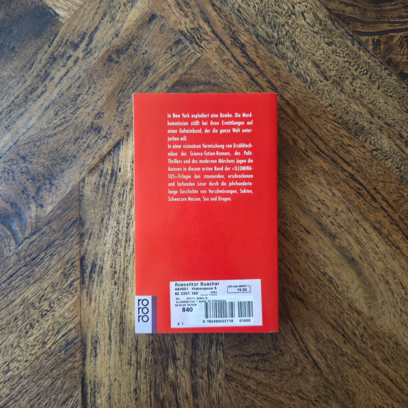 Libri: Illuminatus! 1 Das Auge in der Pyramide Buch – Usato da Zürich venduto da Wickeddude 1