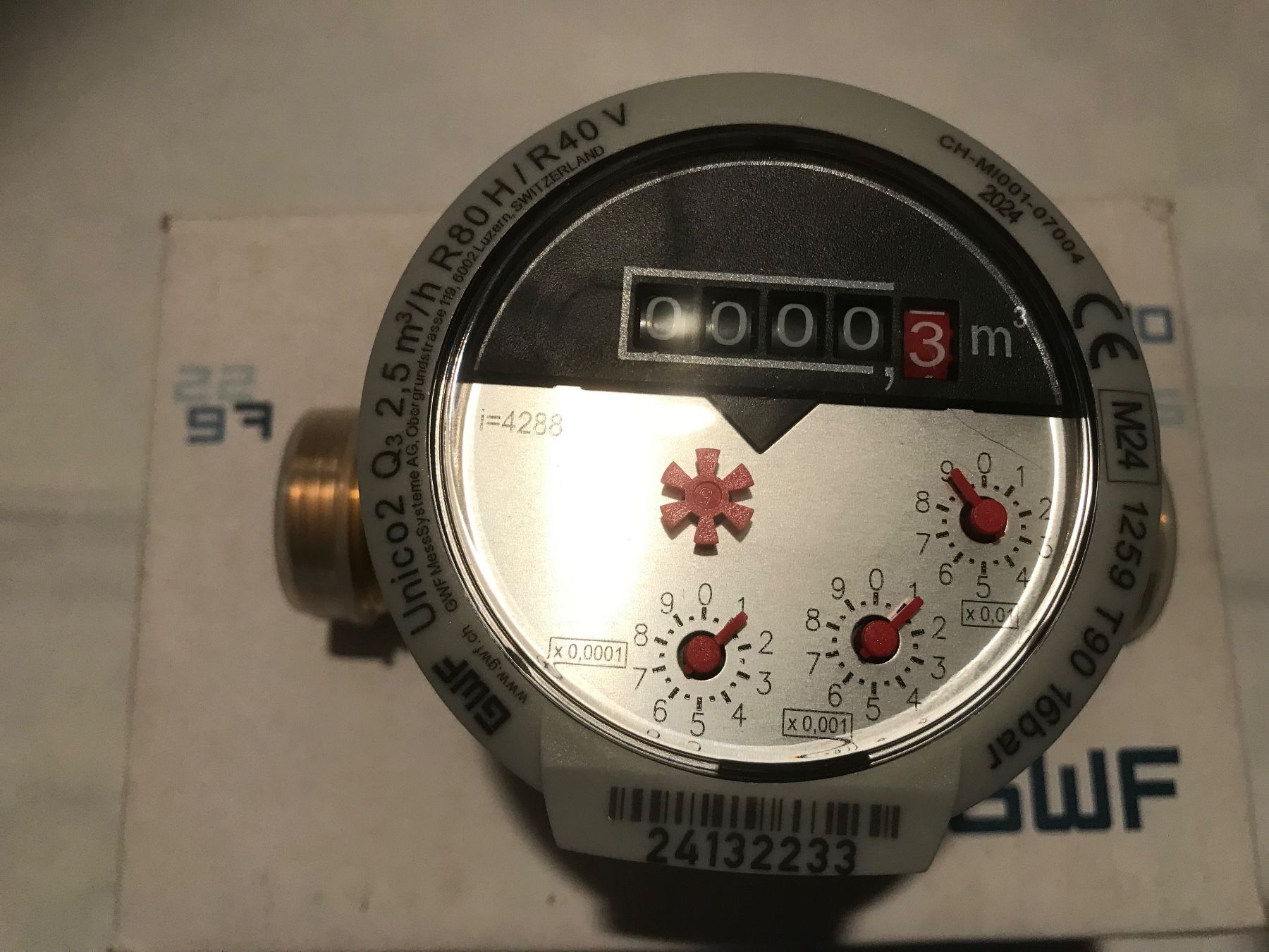 Misurare: Wasserzähler Unicom, GWF, 1/2" – Nuovo e nell'imballaggio originale da Winterthur venduto da efant12 1