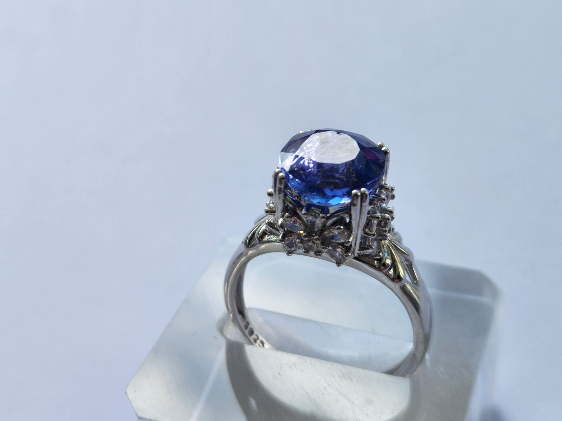 Anelli: Einzigartiger grosser Tansanit Ring, Silber 925, ca. 55 – Nuovo (secondo la descrizione) da St. Gallen venduto da GIULESGG 3