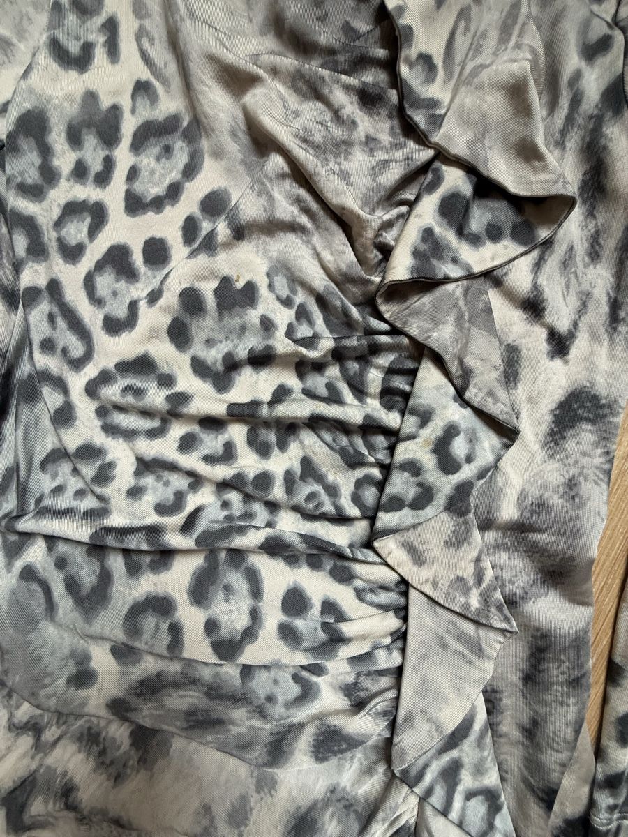 Marc Cain Vestiti: Robe beige/gris léopard Marccain, t.36/S – Usato da Tavannes venduto da Thriftshop 9