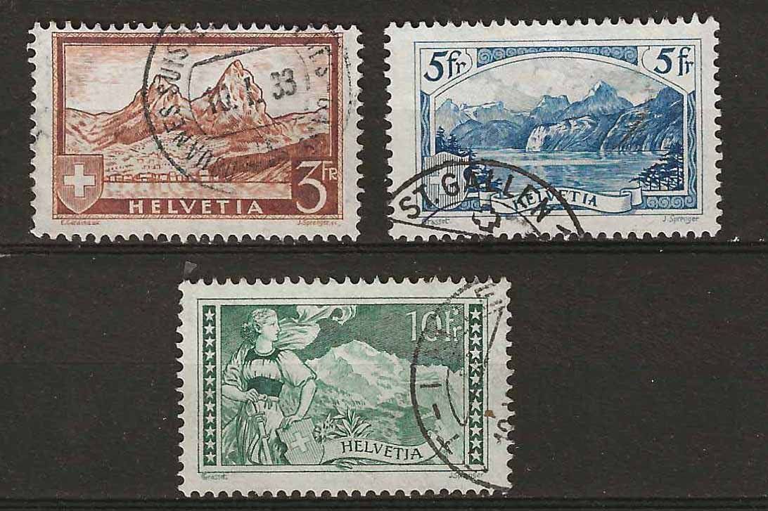 Tutti i francobolli: CH177 - Paysages 1929-1931 obl. – Usato da Trélex venduto da Phil_Albert