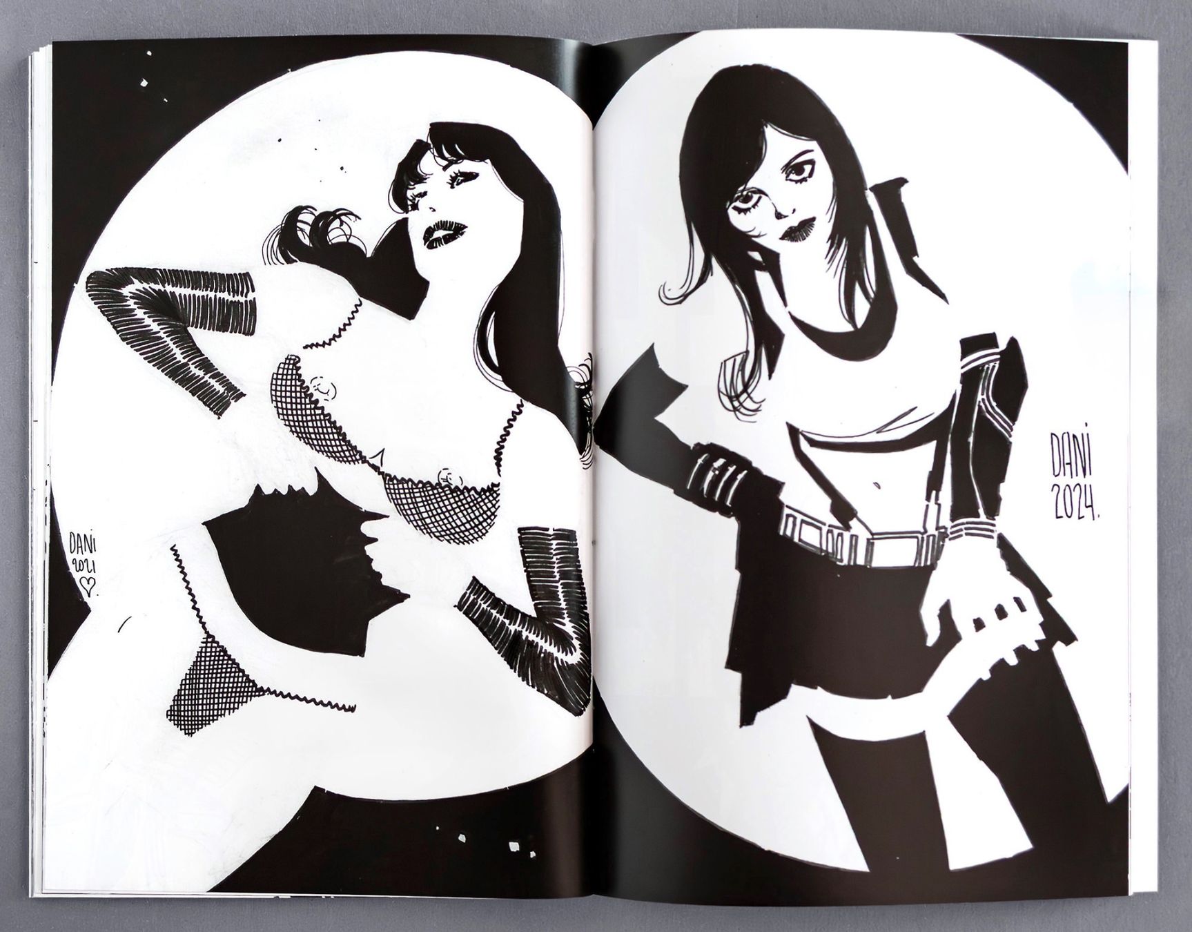 Comics: DANI STRIPS - INKBOUND II - SKETCHBOOK SIGNED RAVEN SKETCH – Neu (gemäss Beschreibung) aus St. Gallen von kobayashi-maru 9