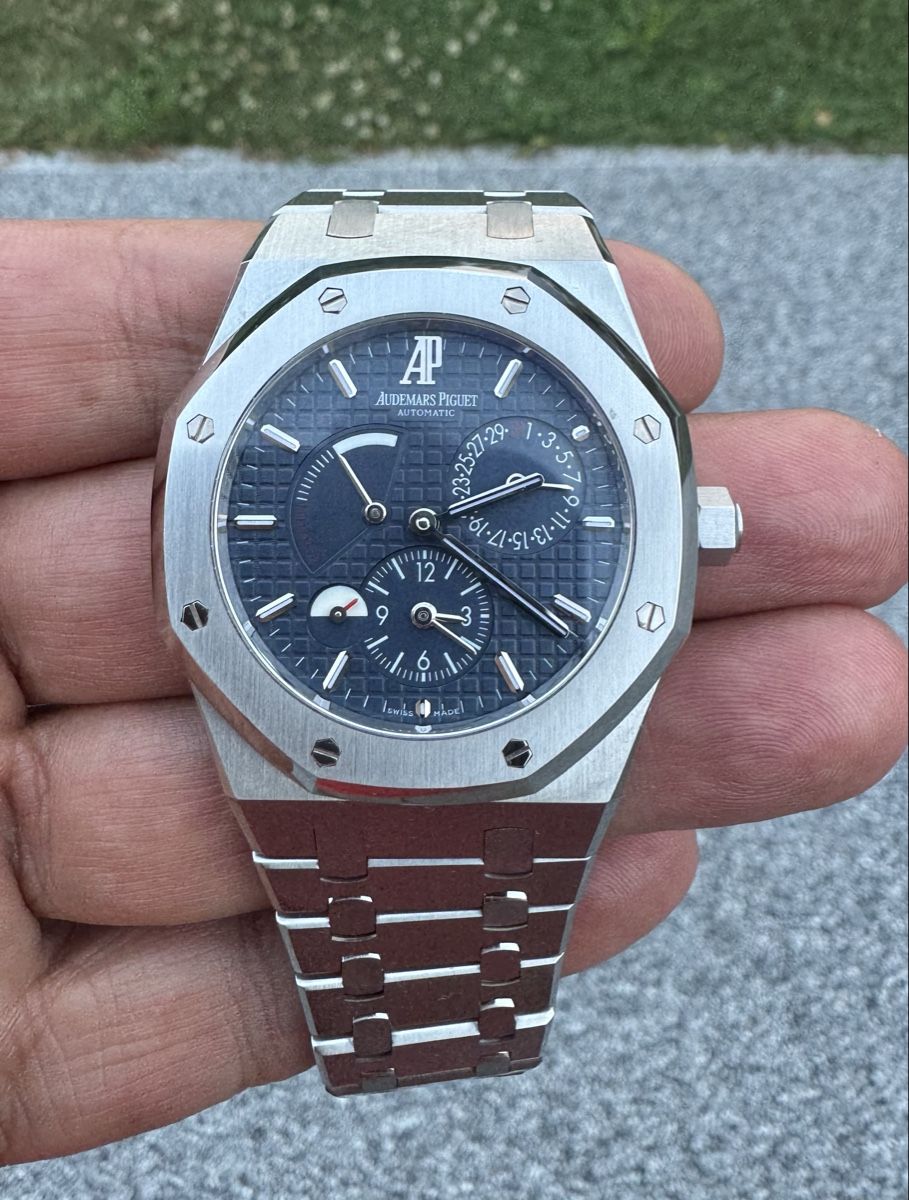 Audemars Piguet Orologi: Wie Neu! AP Dual Time, BLAU – Nuovo (secondo la descrizione) da Chur venduto da lucretiawatches 9