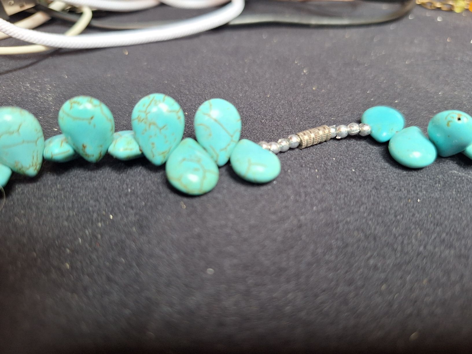 Catenine: Collier Turquoise Véritable - Élégance Bohème d'Été – Usato da Crans VD venduto da Yobia8 1