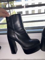 Bottines Zara plateforme noires taille 37 bon etat