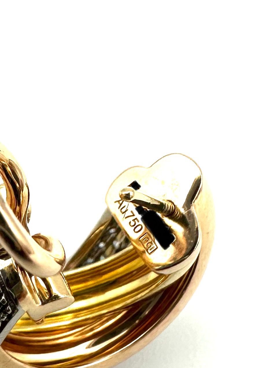 Cartier Ohrringe & -stecker: CARTIER. Collection "Trinity", boucles d'oreilles diamants – Gebraucht aus Renens VD von Diademe.sarl 8