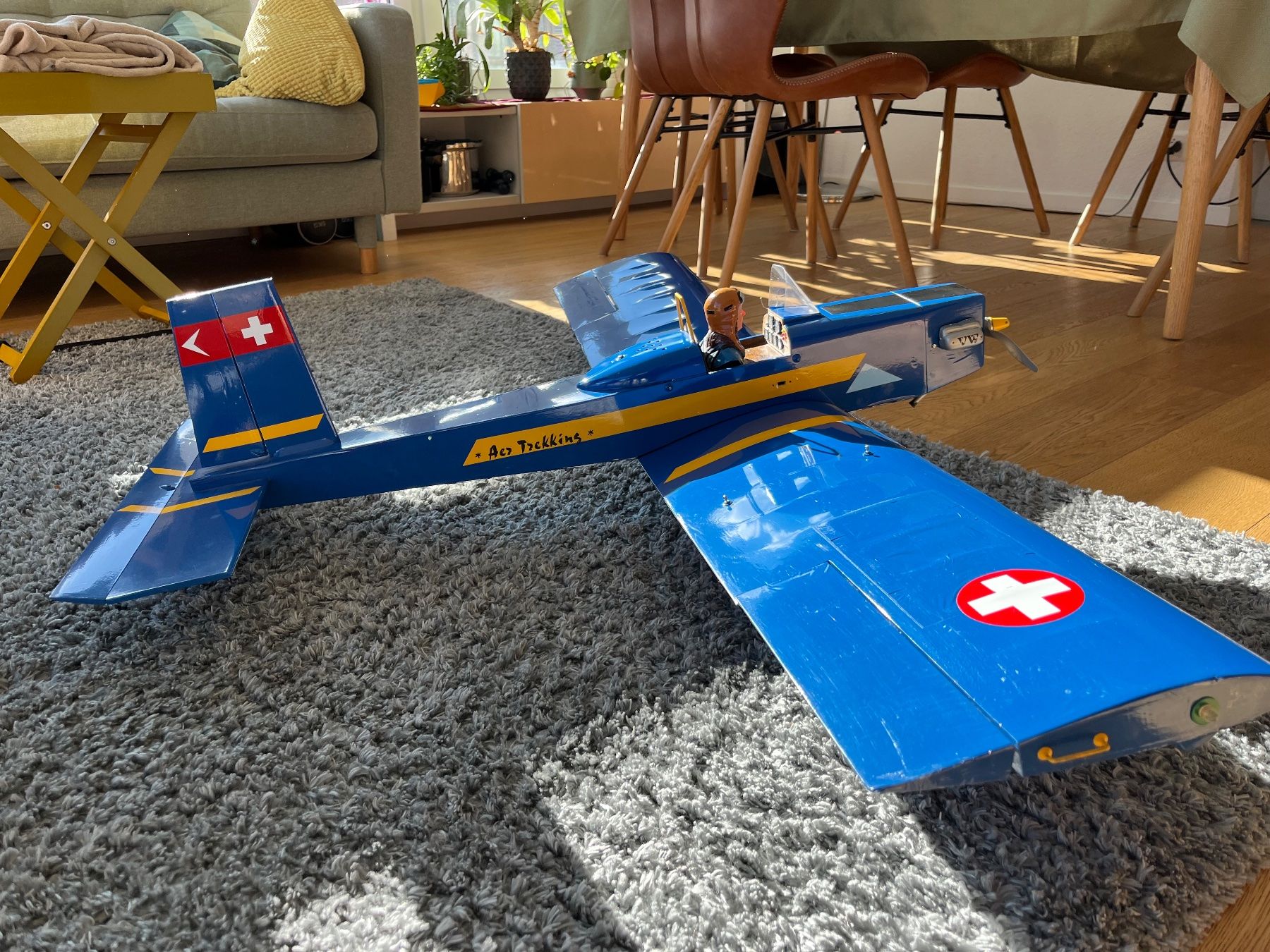 RC Modellbau: Avion RC Volksplane 1300mm électrique – Gebraucht aus geneve von sergiom4 3