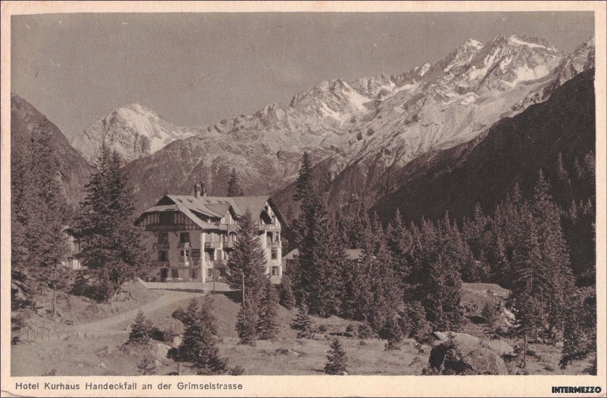 Cartoline postali: Grimsel // Hotel Handeckfall // 1920 – Usato da Basel venduto da intermezzo12