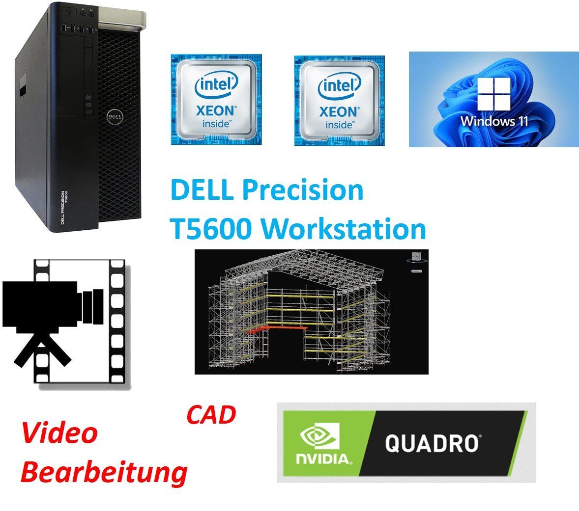 Dell PCs: PC Dell Precision Workstation T5600 128GB 2x CPU – Gebraucht aus Meggen von bigrother_martin 2