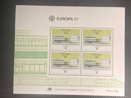 Portugal Madeira 1987 Europa Block CEPT Architektur postfr.