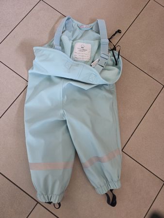 Regenhose Smile gefüttert hellblau Grösse 86/92