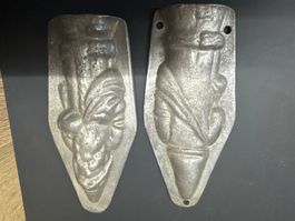 Moule chocolat ancien schokoladenform Nicolas Noël 18cm