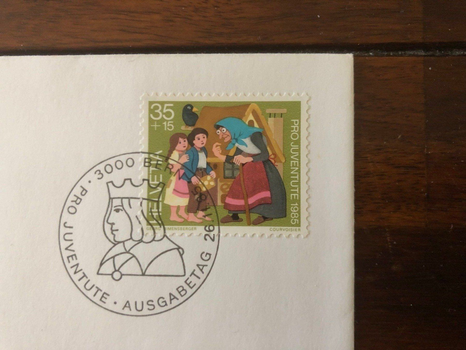Tutti i francobolli: FDC Pro Juventute 0.35, 26.11.85 Bern – Nuovo (secondo la descrizione) da Landquart venduto da interesse63 1