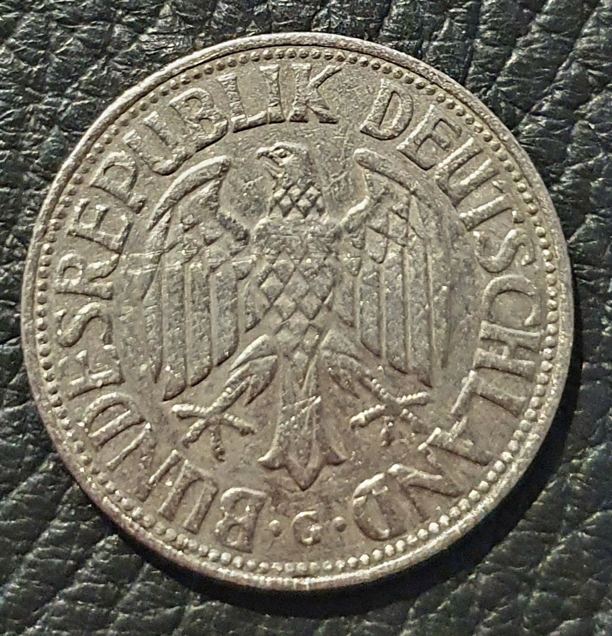 Alle Münzen: 1 Mark 1954 G – Gebraucht aus Egerkingen von Acc1