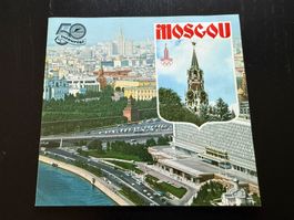 Original Moskau Reiseführer, Olympia 1980, Top Zustand!
