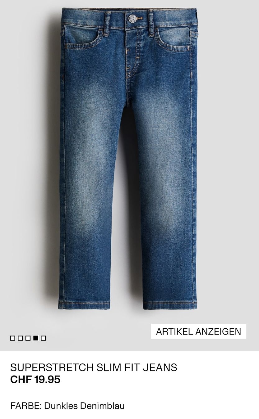 H&M Hosen: 2x Jeans Gr.122 | NEU – Neu und originalverpackt aus Gerlafingen von SiM_sch 1