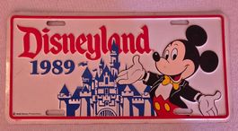 Disneyland Souvenir Kennzeichen  1989 – Vintage Mickey Mous
