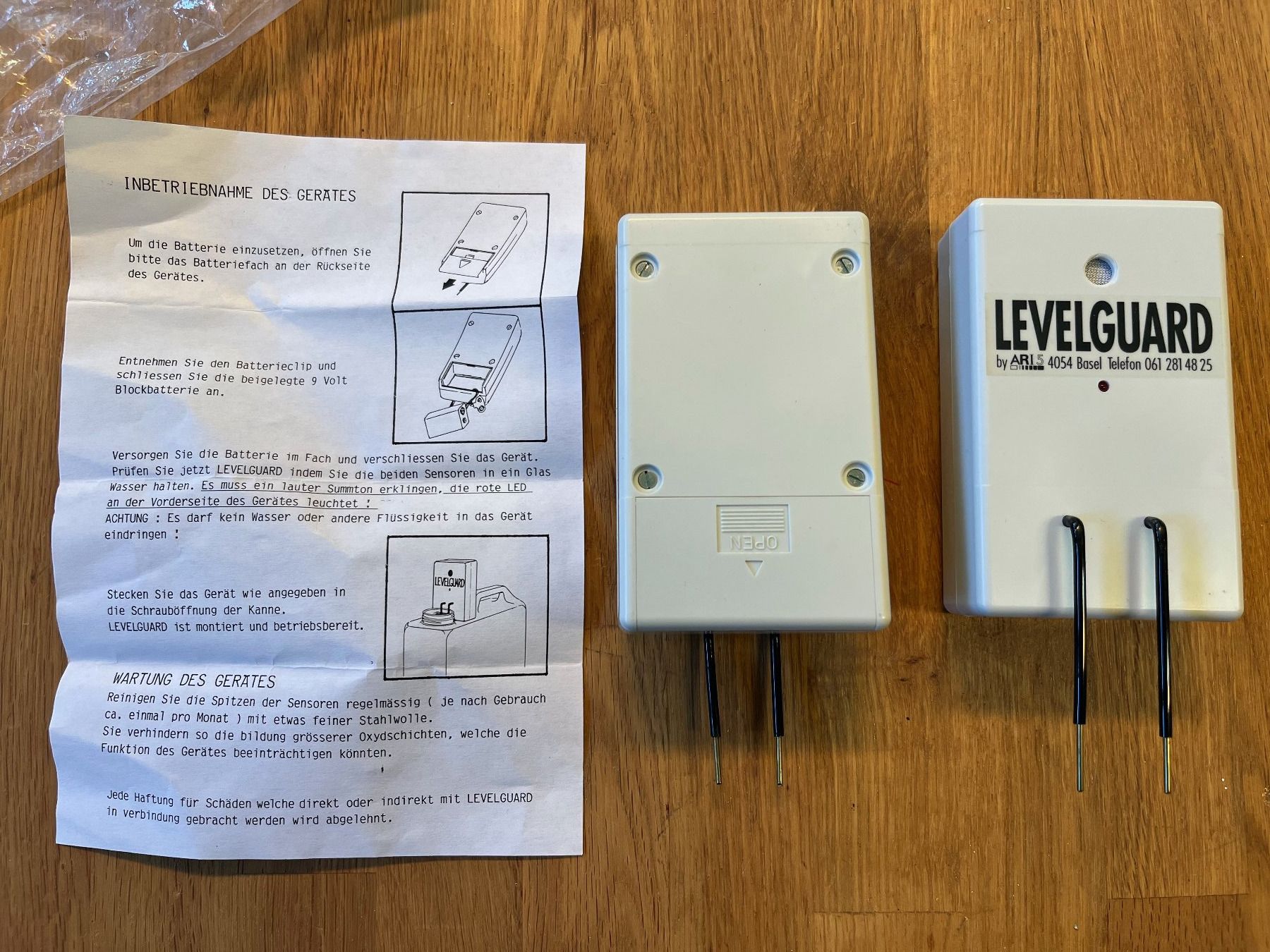 Misurare: 2 Levelguard Füllstandsensoren – Nuovo (secondo la descrizione) da Laufen venduto da Nuria44