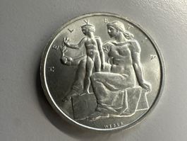 5 Fr. Silber Schweiz Verfassung 1948