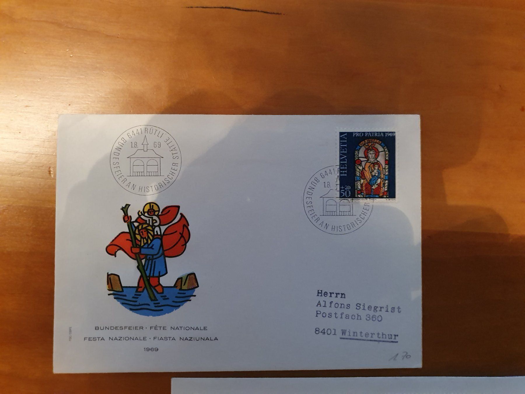 Tutti i francobolli: Briefmarken auf Brief – Usato da Thalwil venduto da meinverkauf 1