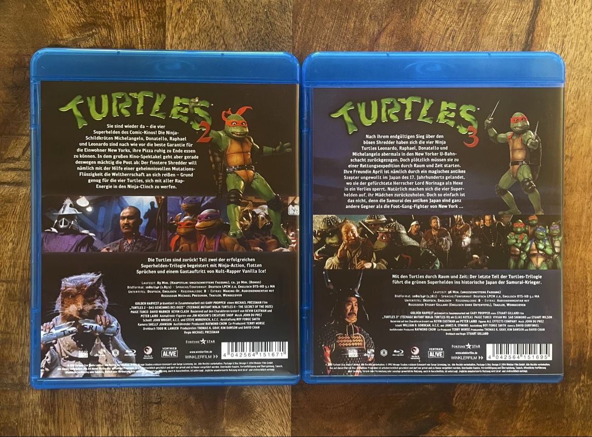 Alle DVDs: Turtles 2 & 3 /// BluRay – Neu (gemäss Beschreibung) aus Chur von Hechtl2 1