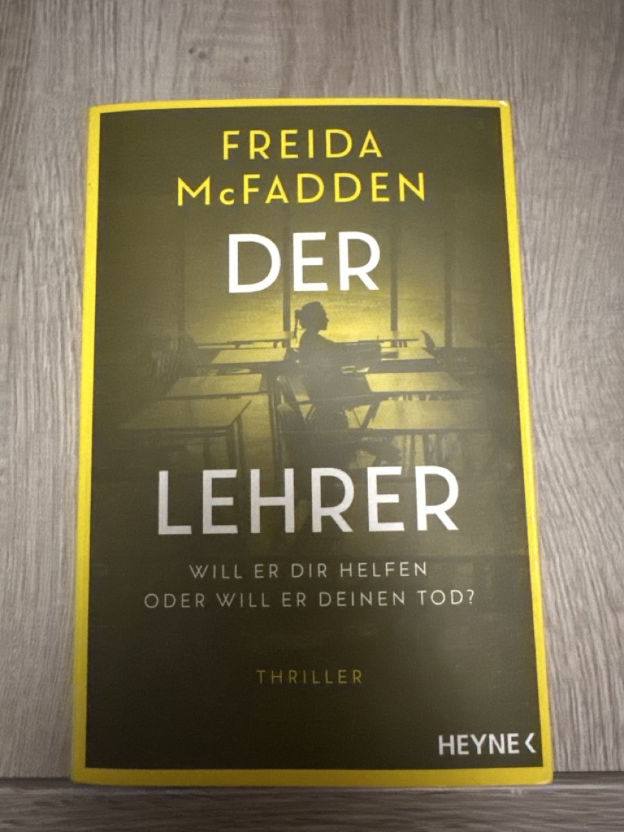 Libri: Thriller Buch Der Lehrer von Freida McFadden German Edition – Usato da Zürich venduto da kat_v6xx