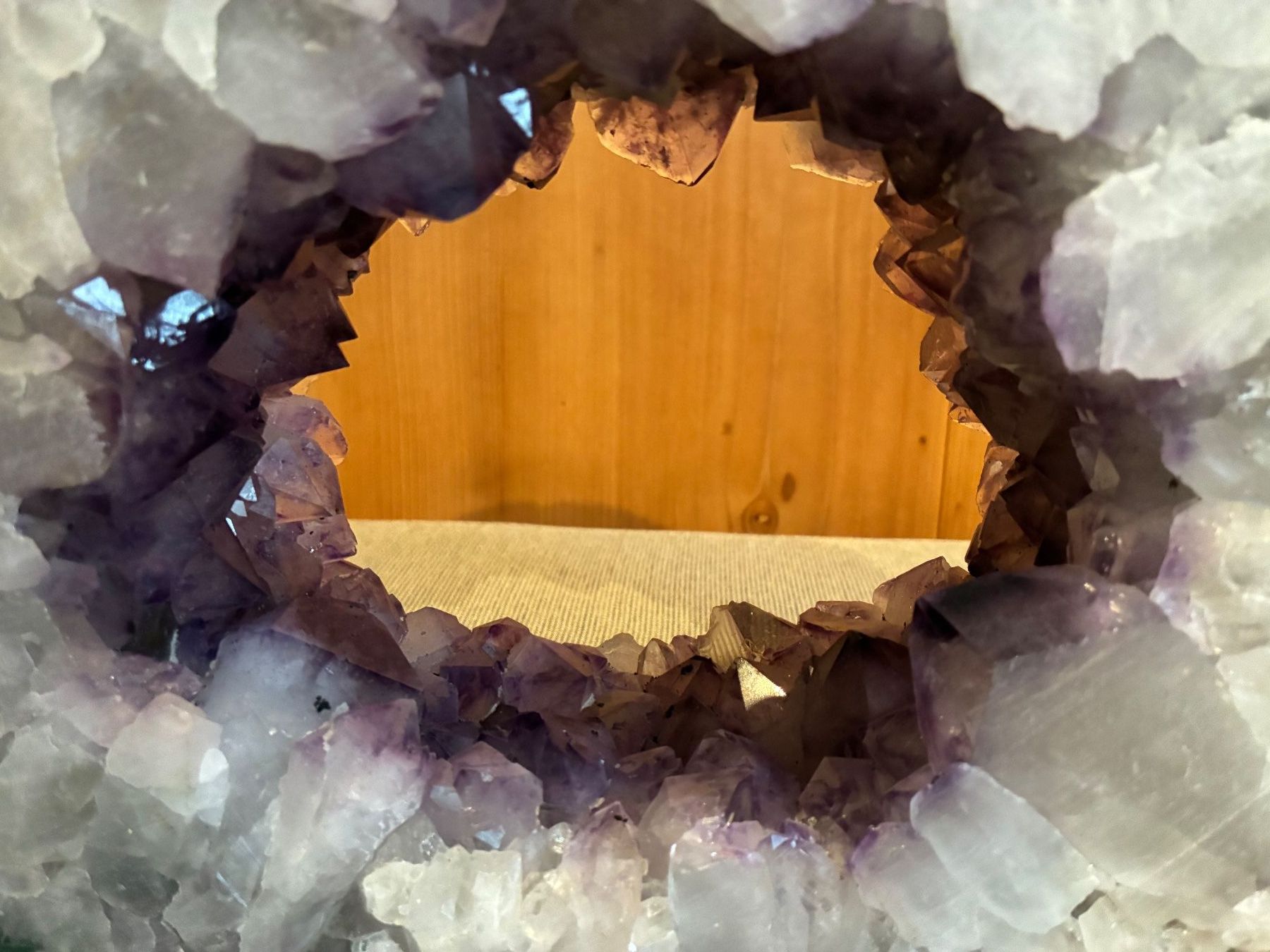 Minerali & Pietre curative: 2 mal Amethyst Scheiben aus Brasilien – Nuovo (secondo la descrizione) da Tann venduto da Zipla 2