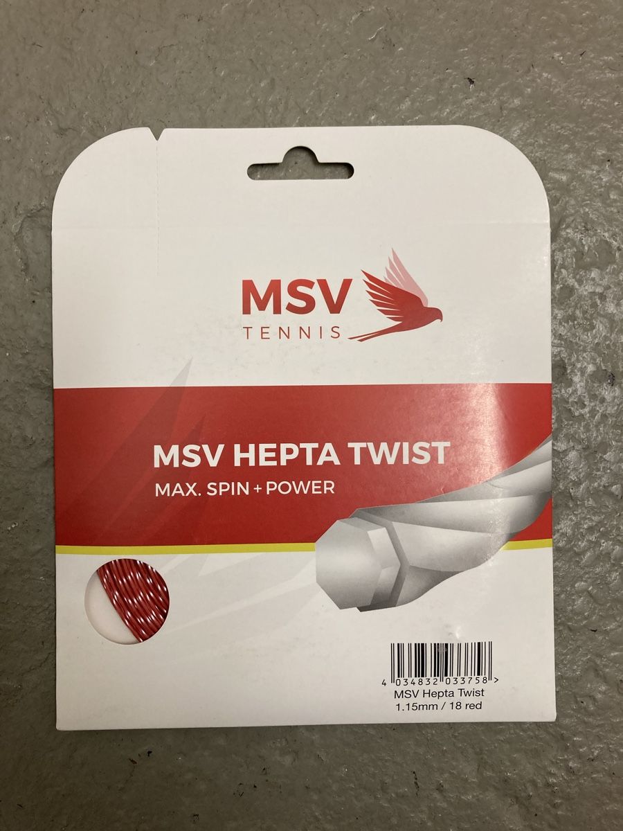 Raquettes: MSV Hepta Twist - Tennis Strings – Neuf avec emballage d'origine à Zürich par Mr.Panenka