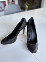 Décolleté Cosmoparis nero glitterato come nuovo