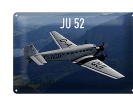 Blechschild-JU52-TANTE JU D-A-QUI