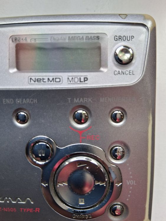 Minidisc Sony MiniDisc MZ-N505 Type-R (D'occasion) à Aigle pour CHF 42 ...
