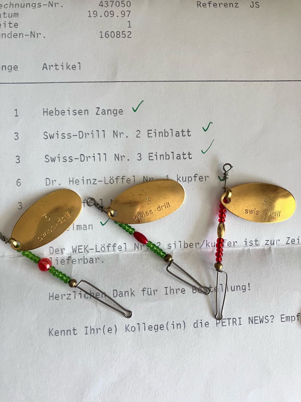 Esche: 6x Schweizer Löffel Messing (ungebraucht) – Nuovo e nell'imballaggio originale da Uitikon Waldegg venduto da bac_6xcs 1