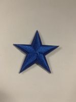 Stern Blau Badge, Patch, Bügelbild