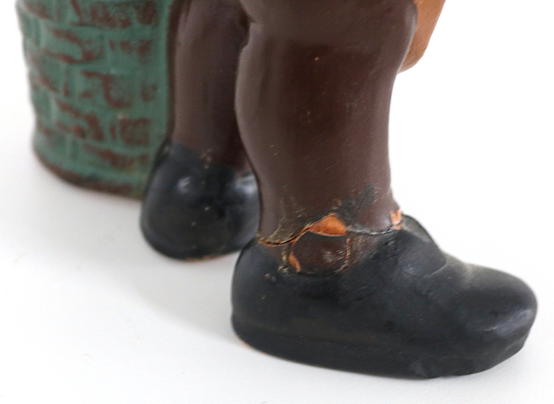 Figurines: Kleiner Gartenzwerg mit Rechen und Korb – D'occasion à Volketswil par brockipfannenstil 5